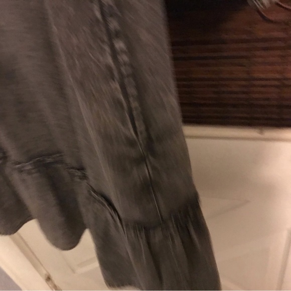 Elan Dark Wash 3/4 Sleeve Denim Dress - Picture 6 of 6